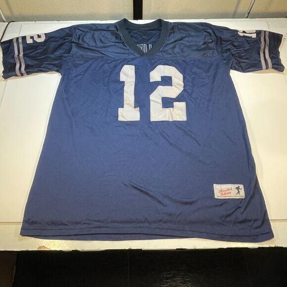 VINTAGE DALLAS COWBOYS Roger Staubach Throwback Football Jersey Sz XXL - Picture 2 of 6